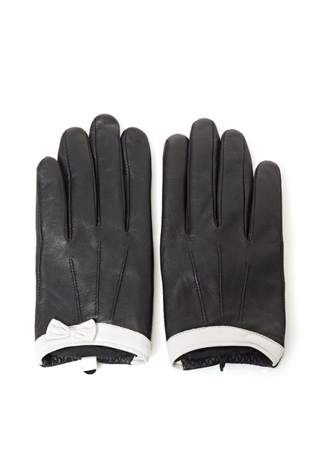 Gloves Leather Bow
