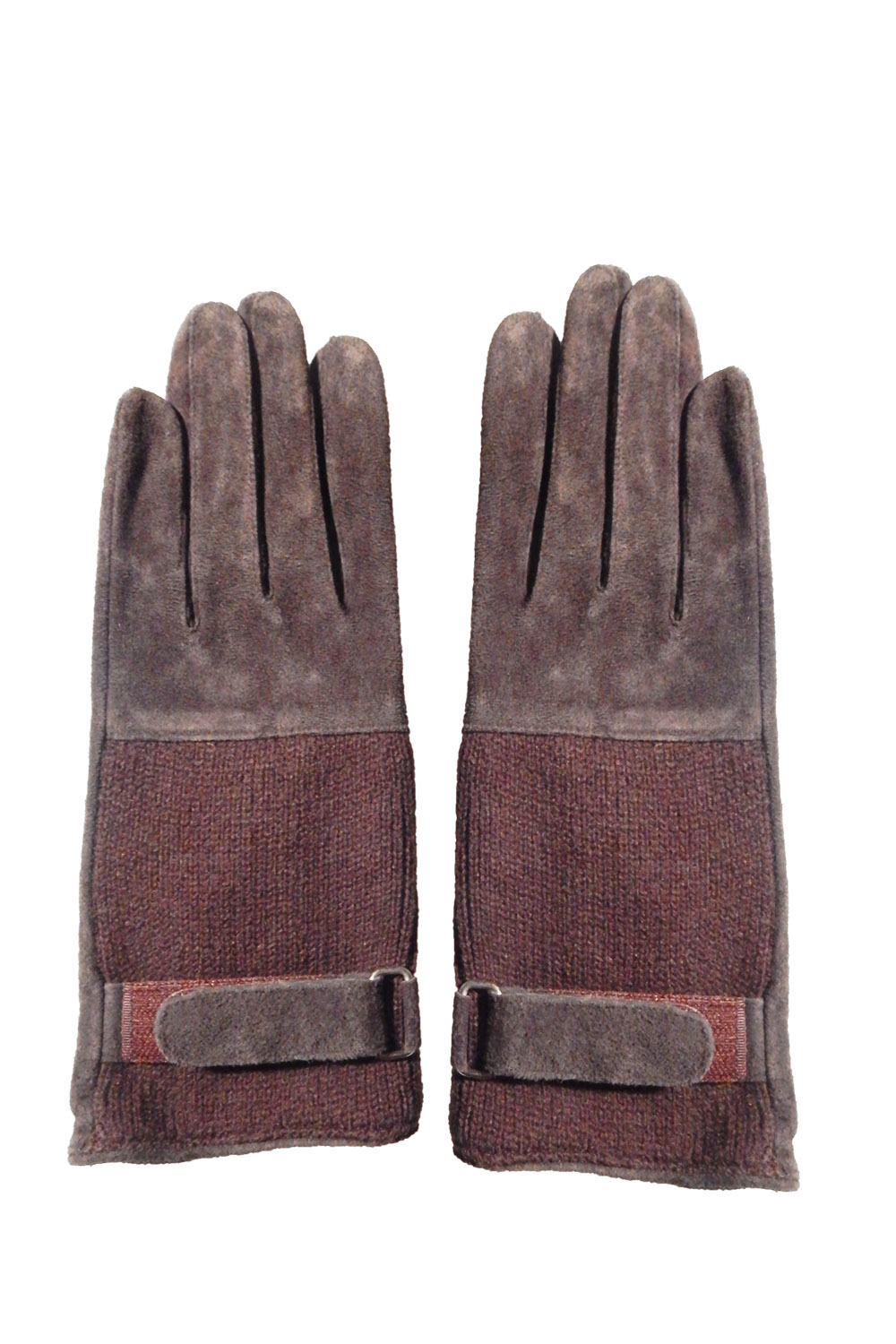 Knit Leather Gloves