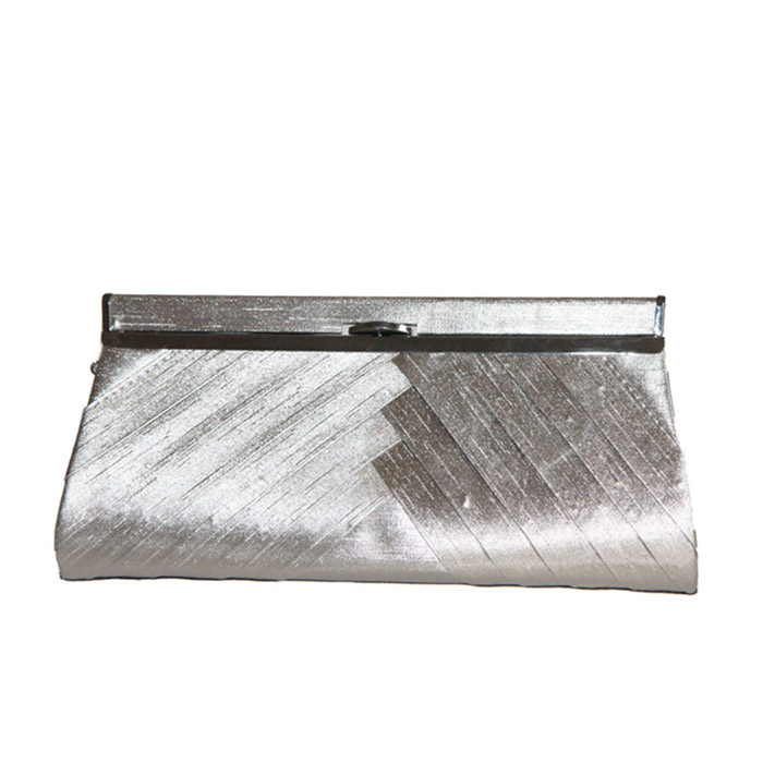 Silver Envelope Evening Bag 01-0486 SV